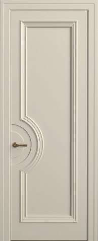 Глухая межкомнатная дверь RM60  цвета ral 9010