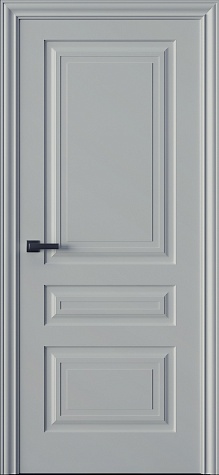 Глухая межкомнатная дверь Трио 03 цвета ral 9002