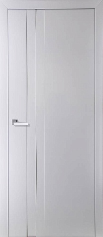 Глухая межкомнатная дверь Модель S-Line 4 цвета белый