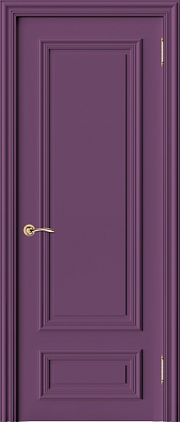 Глухая межкомнатная дверь Сканди 2F цвета ral 4001