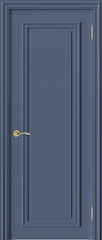 Глухая межкомнатная дверь Сканди 1F цвета ral 5014