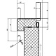 Дверь противопожарная дымогазонепроницаемая одностворчатая глухая ДМП-1 2 типа EIS30/60 0