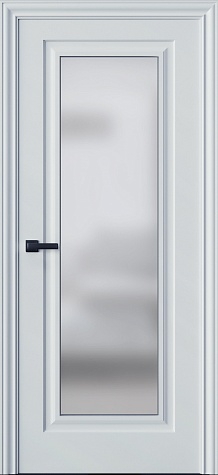 Межкомнатная дверь Трио 01S  цвета ral 9016
