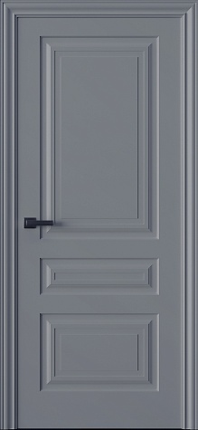 Глухая межкомнатная дверь Трио 03 цвета ral 7004
