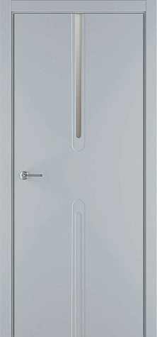 Межкомнатная дверь Модель LX413  цвета ral 7035