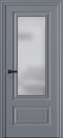 Межкомнатная дверь Трио 02S  цвета ral 7004