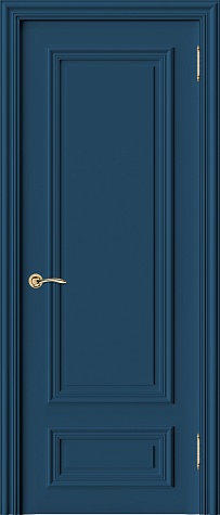 Глухая межкомнатная дверь Сканди 2F цвета ral 5009