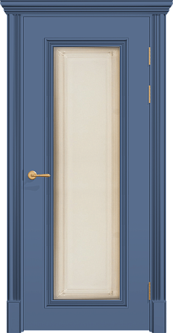 Межкомнатная дверь ПОЛО 1F/G  цвета ral 5014